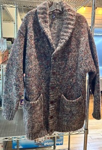 lot 243 image: David Shreekwan Mohair Blend Cardigan Sweater - Size M