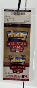 lot 248 image: 2014 MLB All-Star Game Ticket, Field View Seat