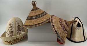 lot 276 image: Collection of Woven and Felt Traditional Hats