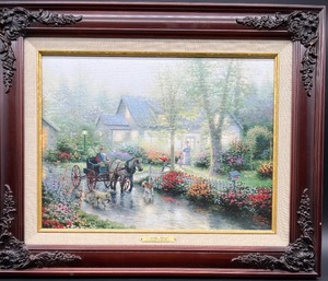 lot 307 image: Thomas Kinkade Sunday Outing Framed Art Print