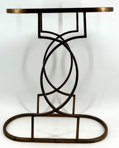 lot 325 image: Elegant Metal Accent Table
