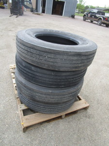 lot 19 image: (4) Semi Tires 10R22.5