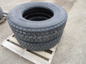 lot 21 image: (2) Semi Tires 27580R22.5