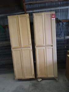 lot 57 image: (2) Wall Cabinets 12x24x78