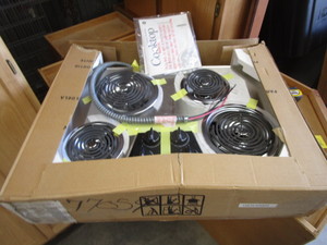lot 60 image: GE Electric Built In Cooktop Stainless Steel 21x30