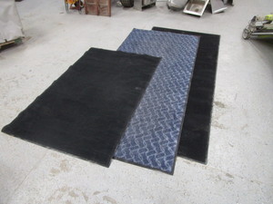lot 106 image: (2) 4x8 & (1) 4x6 Commercial Rugs