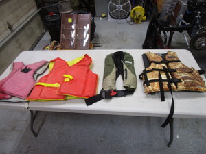 lot 176 image: (4) Life Vests
