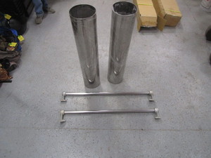 lot 181 image: Semi 36 Grab Handles & 6 12x32 Exhaust Tips