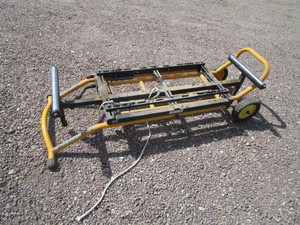 lot 202 image: DeWalt Collapsible Miter Saw Stand