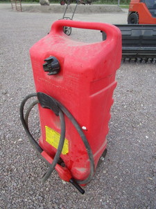 lot 203 image: 14gal Rolling Gas Tank