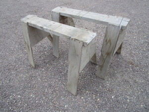 lot 210 image: Sawhorses