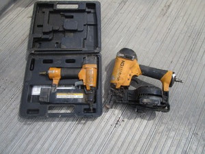 lot 220 image: Bostitch Coil Nailer & Brad Nailer