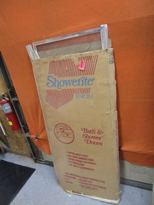 lot 228 image: 25 Glass Shower Door