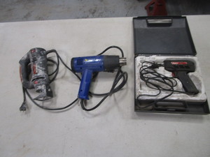 lot 249 image: Cut Out Tool, Heat Gun, Soldering Gun