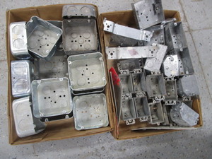 lot 269 image: Steel Electrical Boxes