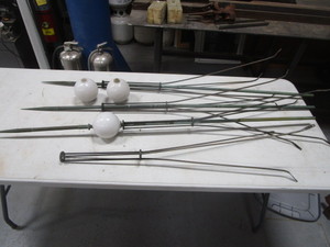 lot 294 image: Vintage Lightning Rods