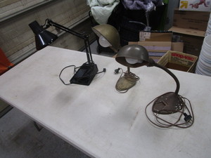 lot 316 image: Vintage Desk Lamps