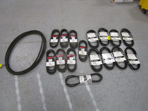 lot 46 image: V Belts (see pics for sizes)