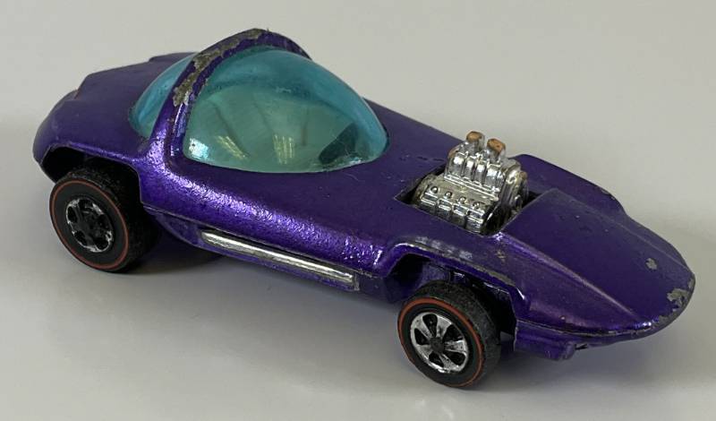 lot 3 image: 1967 REDLINE Hot Wheels Silhouette Transparent Purple Nice Condition