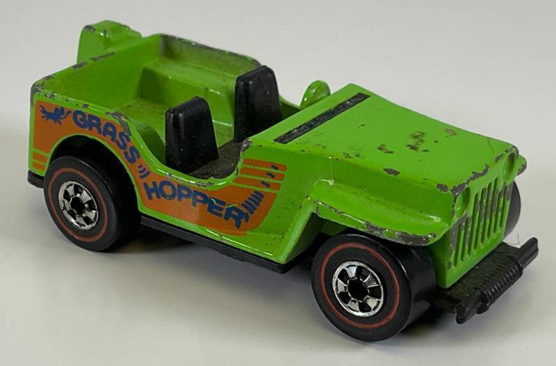 lot 12 image: 1970 REDLINE Hot Wheels Grass hopper Limne Green Used Condition