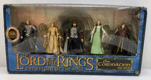 2004 Marvel Toy Biz Brand The Lord Of The Rings "The Return Of The King" The Coonation Gift Pack (NIB) 6" Action Figures