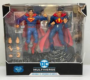 lot 36 image: DC Multiverse Superman Vs. Superman Of Earth 3 (NIB)
