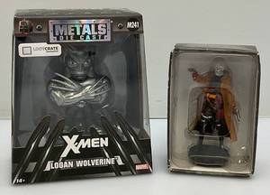 lot 38 image: Misc. Dc & Marvel Collectible Metal Figures (NIB)
