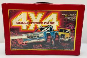 lot 47 image: 1980s TARA Toy Corp Stompers 4x4 Roiugh Riders Collectors Case