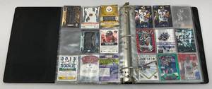 lot 60 image: Misc. Sports Cards In Album Including Autographed, Patch Cards, Michael Jordan & More