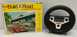 lot 66 image: 1968 MATCHBOX Super Build A Road (Seems Complete) & Matchbox Carrying Case