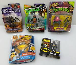 lot 70 image: Misc. Collectible Action Figures Including TMNT & More (NIB)