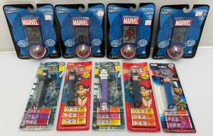 lot 74 image: Misc. Marvel Collectibles Including Flickers & Pezz (NOC)