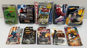 lot 77 image: Misc. Collectible Marvel Hot Wheels & More (NOC)