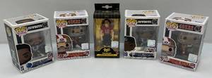 lot 79 image: Misc. Collectible Funko Pop Football Characters (NIB)