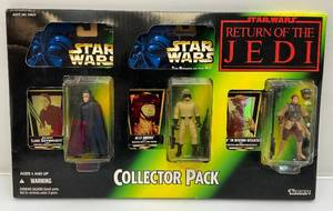lot 84 image: 1997 Kenner Star Wars Collector Pack Including Luke Skywalker, At-St Driver & Leia In Boushh Diisguise (NIB)