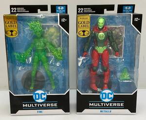 lot 91 image: DC Multiverse Metallo & Fire (NIB)