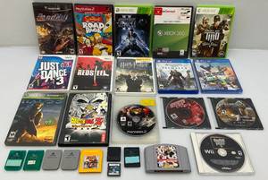 lot 95 image: Large Group Of Misc. Video Games Including Play Station 2, Xbox & More Most In Holders Some Loose