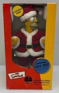 lot 112 image: Vintage Large Talking And Dancing Homer Simpson (New Old Stock)