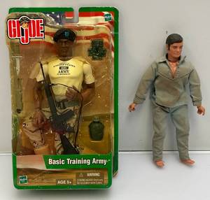 lot 134 image: 1973 Lone Ranger & Vintage Hasbro GI Joe Basic Training (New Old Stock) Package Beat Up