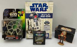 lot 139 image: Misc. STAR WARS Collectibles Including Star Wars Power Of The Force  & More (MOST NIB)