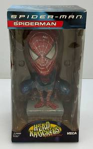 lot 147 image: Vintage Neca Brand SPIDERMAN  Head Knockers Bobble Head Hand painted (New Old Stock)