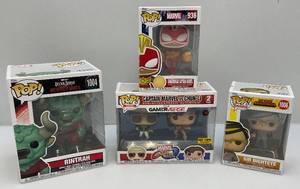 lot 153 image: Vintage Collectible FUNKO POP Figures Including MARVEL & More (NIB)