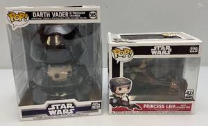 lot 157 image: Vintage Collectible STAR WARS FUNKO POP Figures (NIB)