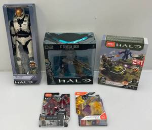 lot 177 image: Misc. Vintage Collectible HALO Action Figures & More (NIB)