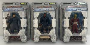 lot 184 image: Misc. Collectible Artasylum Brand STAR TREK Enterprise Broken Bow Action Figures (NIP)