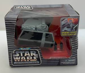 lot 201 image: 1996 MicroMachines STAR WARS Action Fleet DARTH VADERS Tie Fighter (NEW OLD STOCK)