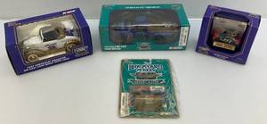 lot 213 image: Vintage Misc. Racing Champions Brickyard 400 Miniature Die-Cast Banks Including #95 Truck, 1937 Chevrolet Roadster & More (NIB)