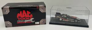 lot 218 image: Vintage Miniature Die-Cast Mac Tools Motor Sports (Ron Capps) Copehagen 1997 Camero Funny Car With Acrylic Display Case (NIB)