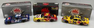lot 221 image: Vintage Miniature Die-Cast Mac Tools Motor Sports NASCAR Stock Cars Including Terry Labonte Revell Brand, Ernie Irvan, Jeff Gordon PEPSI (NIB)