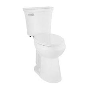 lot 31 image: Glacier Bay Power Flush 2-Piece 1.28 GPF Single Flush Extra Tall Elongated Toilet in White with Slow-Close Seat Included     Customer Returns See Pictures